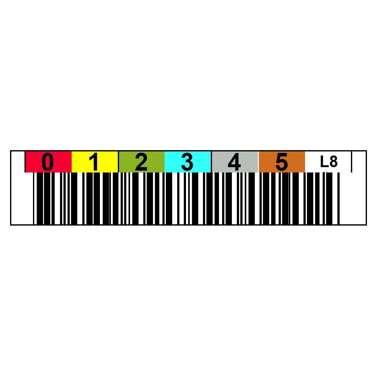 Tri-Optic LTO8 Ultrium Horizontal Label - Sheet of 20