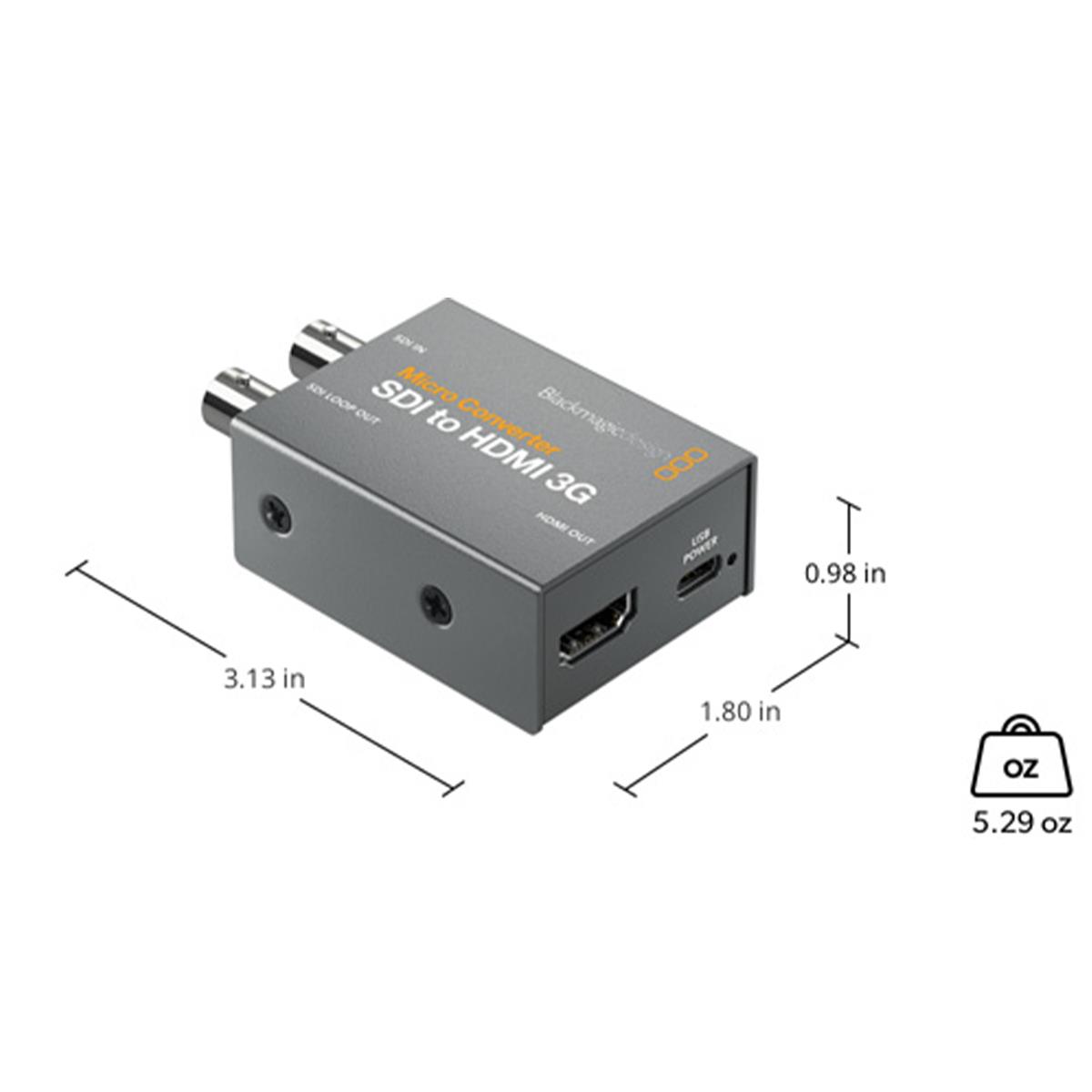 Blackmagic Design Micro Converter SDI to HDMI 3G