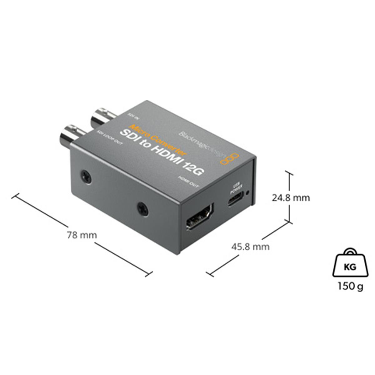 Blackmagic Design Micro Converter SDI to HDMI 12G