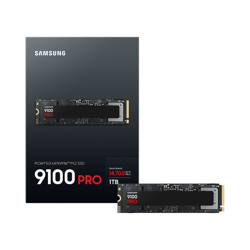 Samsung 9100 PRO, PCIe 5.0, NVMe M.2 SSD