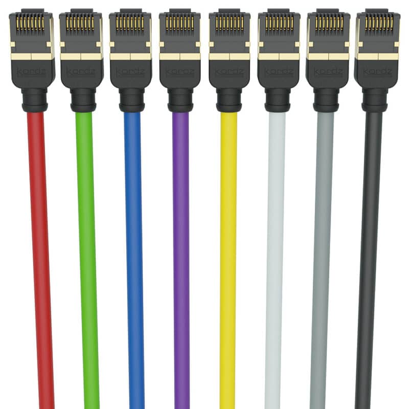 PRS Slim Profile Category 6A Network Patch Cord
